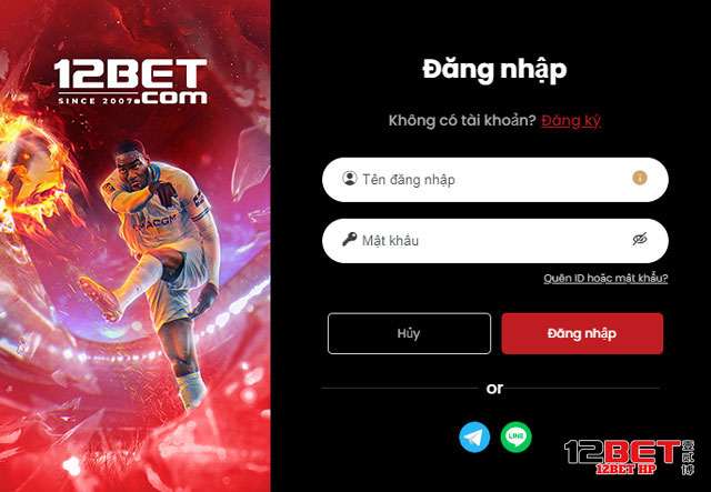 Đăng nhập để rút tiền 12bet